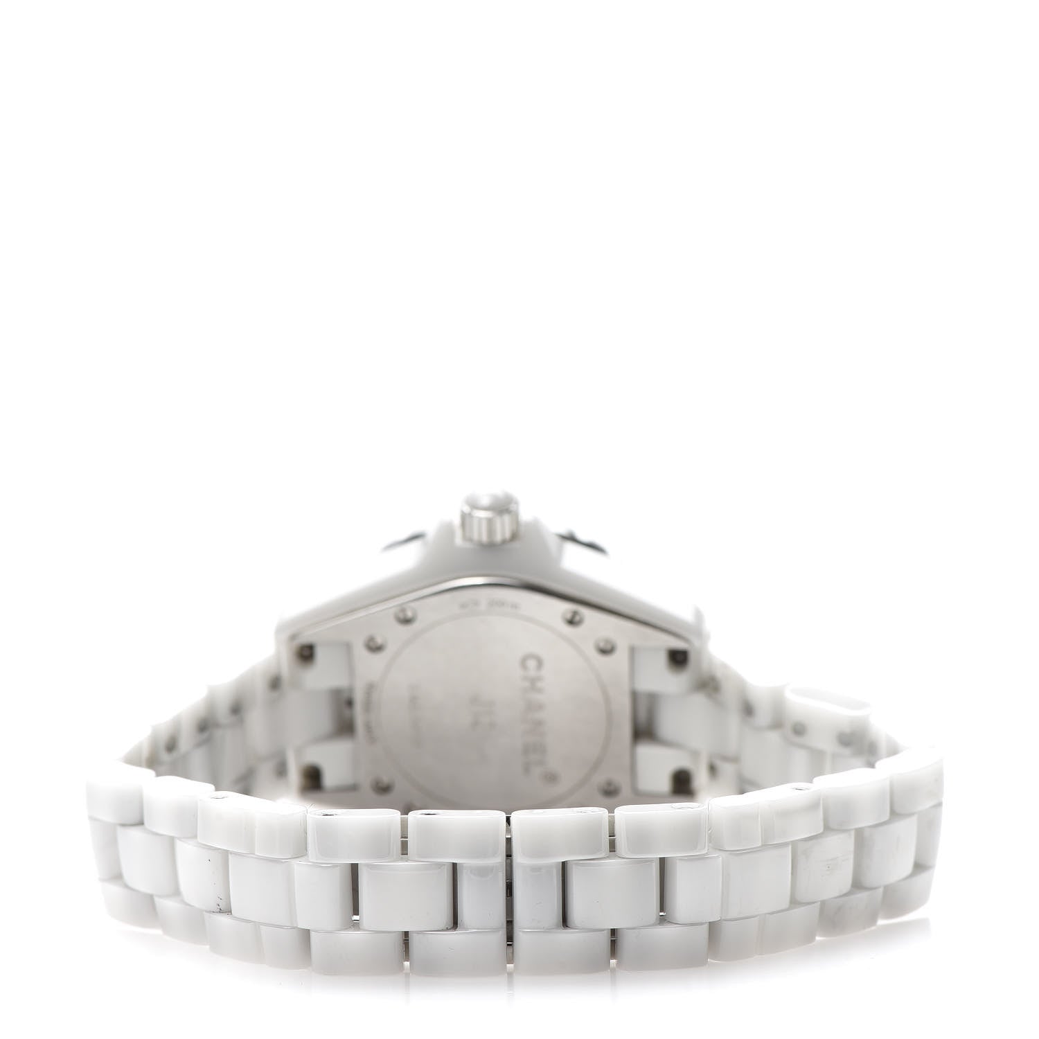 Chanel Stainless Steel Ceramic 33mm J12 Quartz Watch White 4 of 7