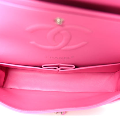 Chanel Lambskin Quilted Medium Double Flap Pink 5 of 11