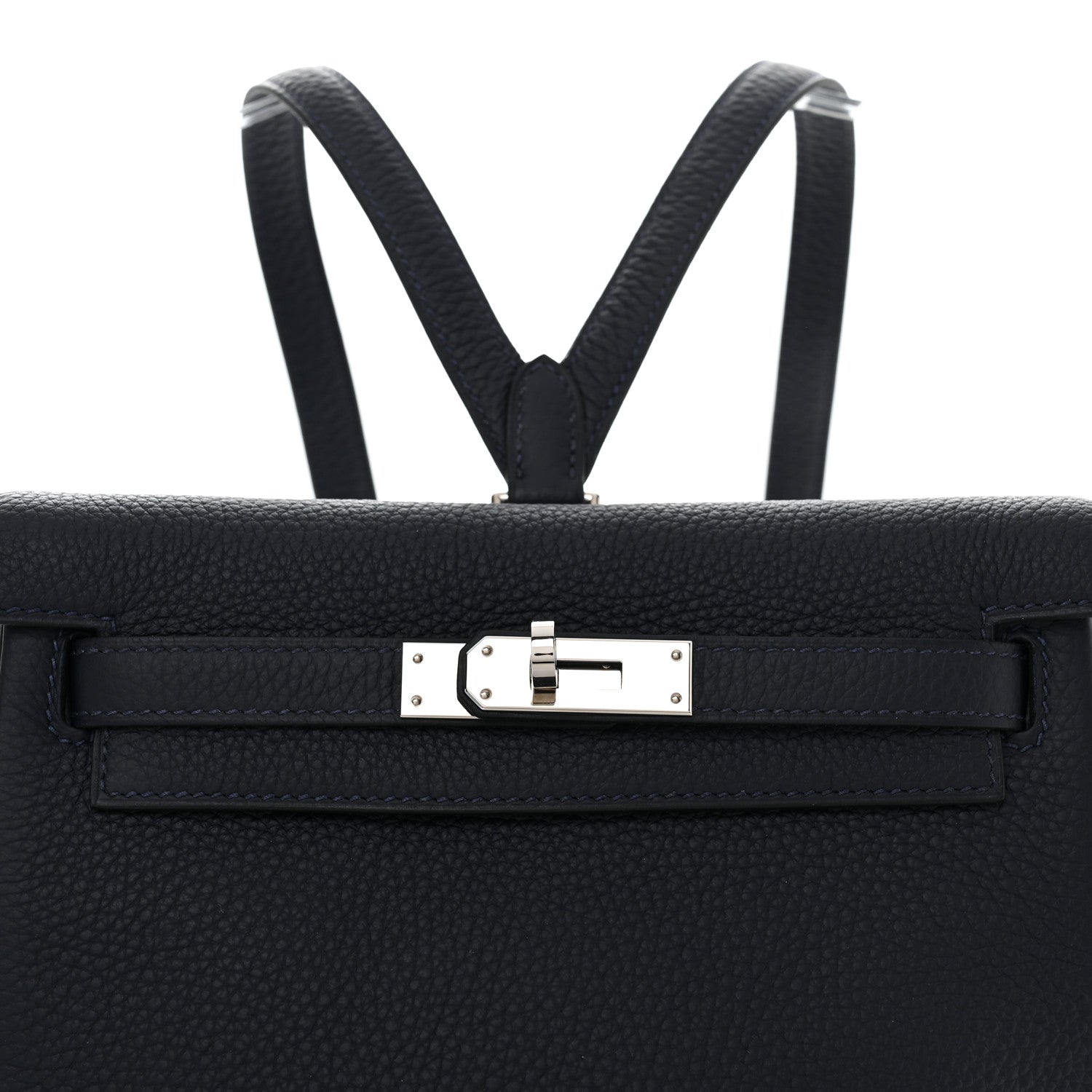 Hermes Togo Kelly Ado Backpack Bleu Nuit 8 of 11