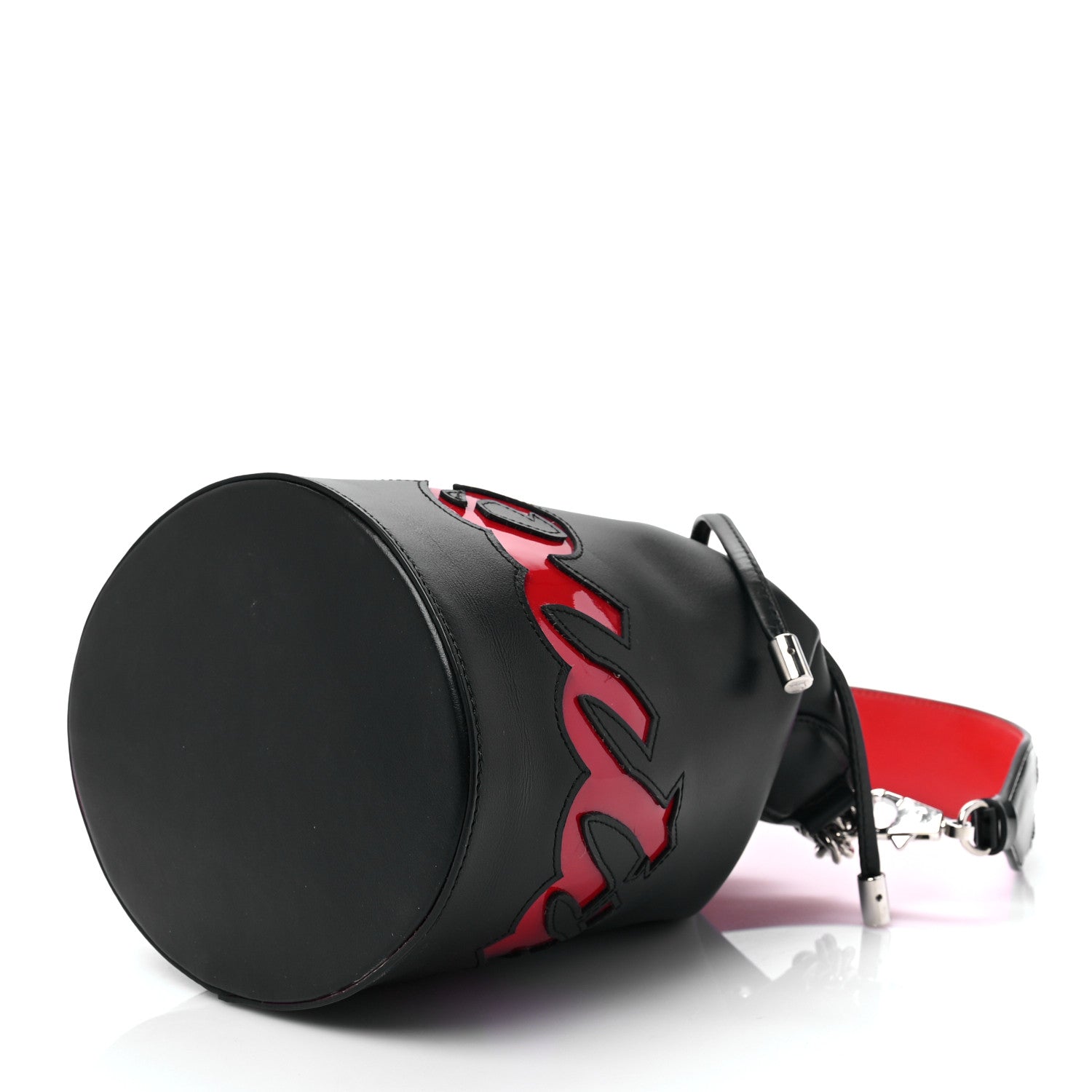 Christian Louboutin Calfskin Marie Jane Bucket Black 6 of 6