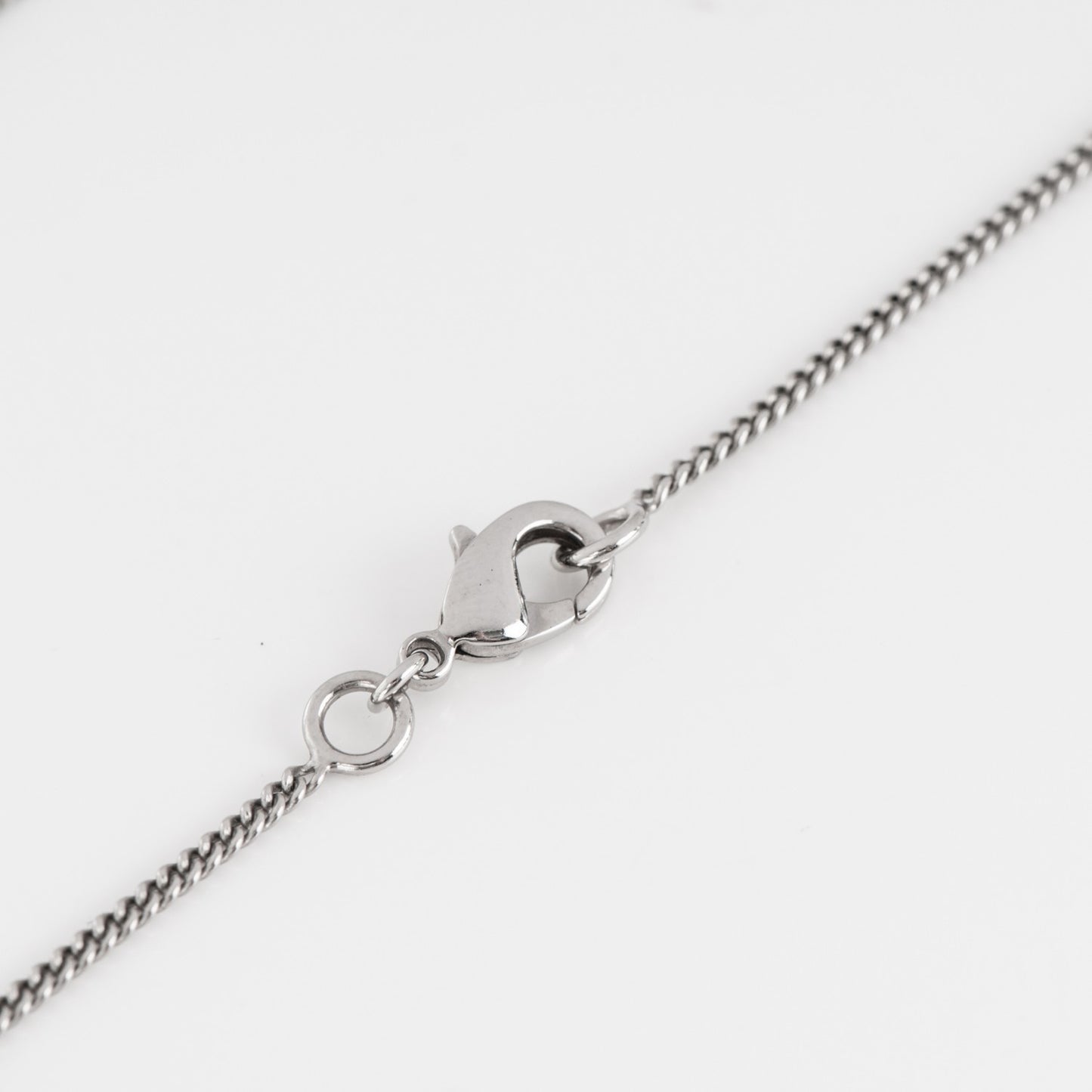 Crystal Timeless CC Necklace Silver