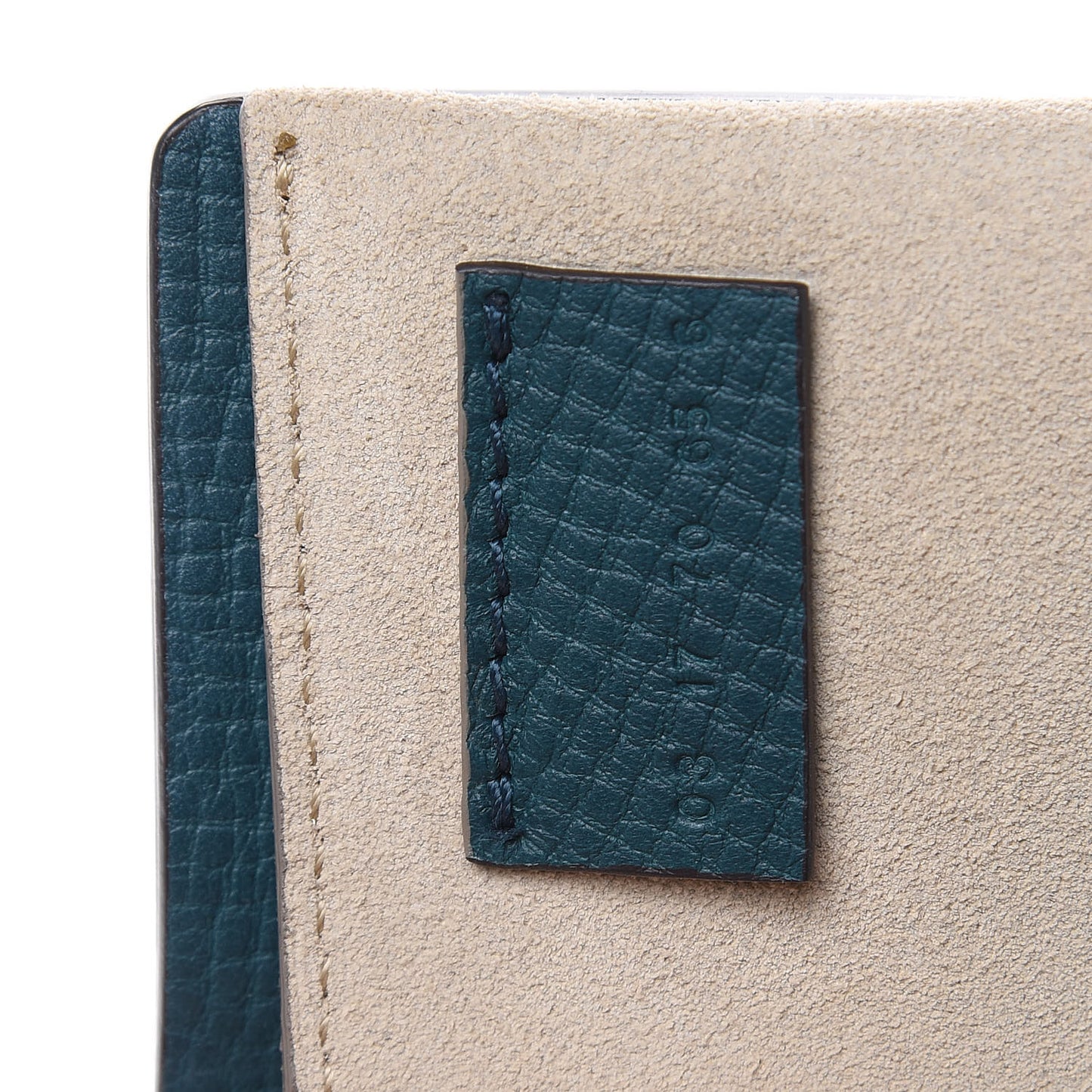 Grained Calfskin Lambskin Mini Bi-Color Drew Shoulder Bag Cloudy Blue