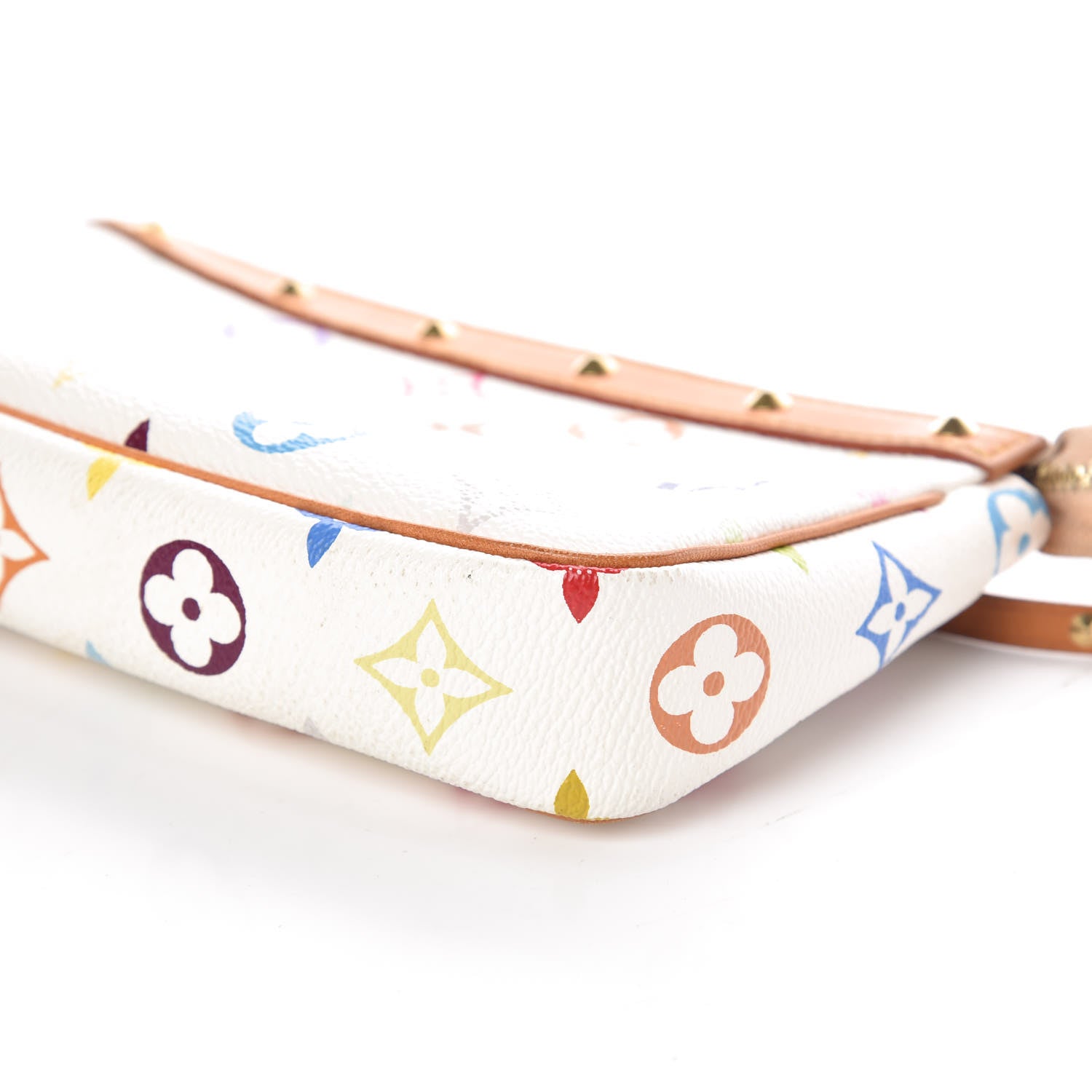 Louis Vuitton Monogram Multicolor Pochette Accessories White 11 of 12