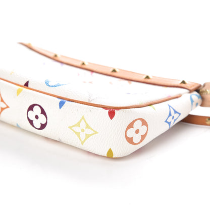 Louis Vuitton Monogram Multicolor Pochette Accessories White 11 of 12
