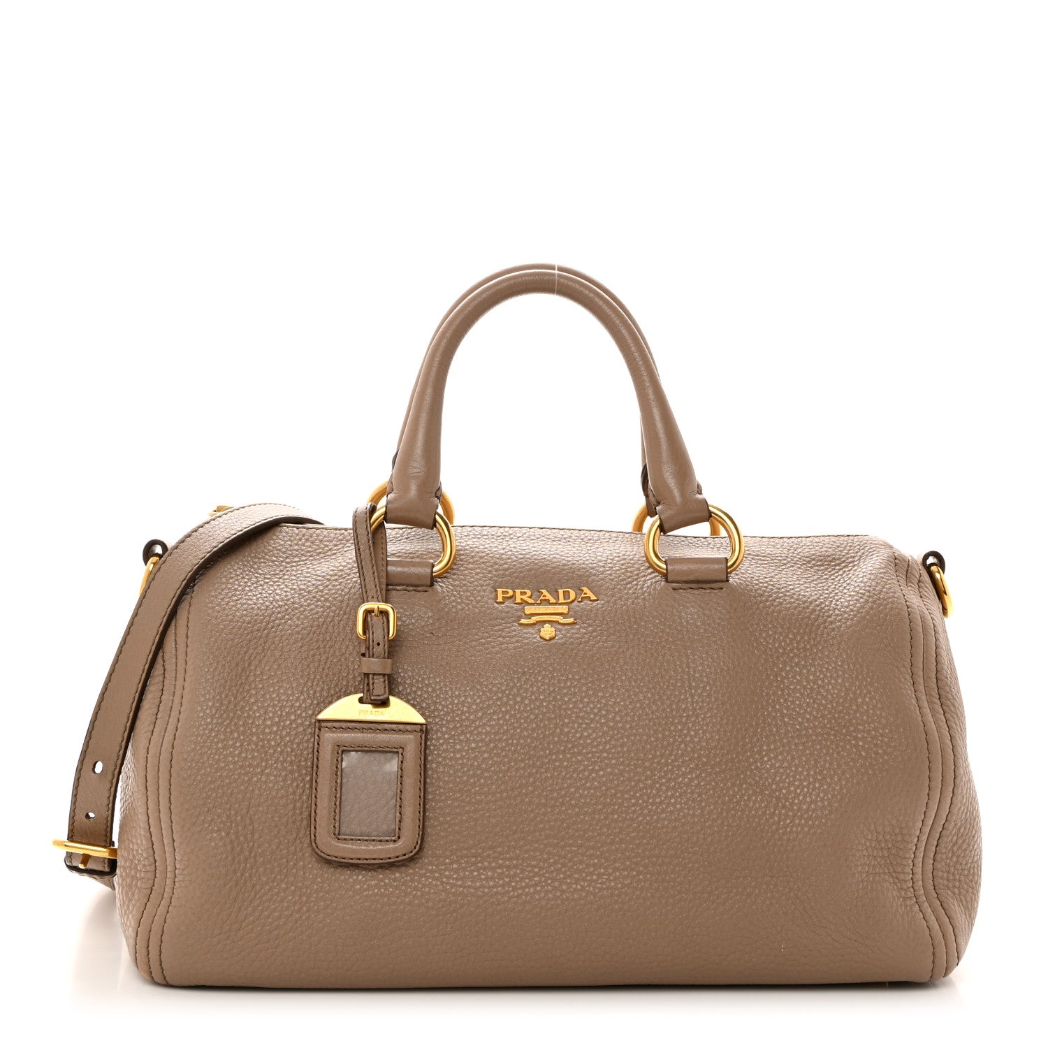 Prada Vitello Daino Satchel Cammeo 1 of 11