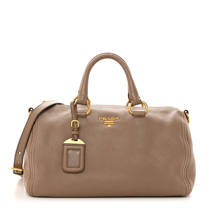 Prada Vitello Daino Satchel Cammeo 1 of 11
