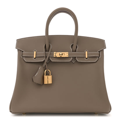 Hermes Swift Birkin 25 Etoupe 1 of 11