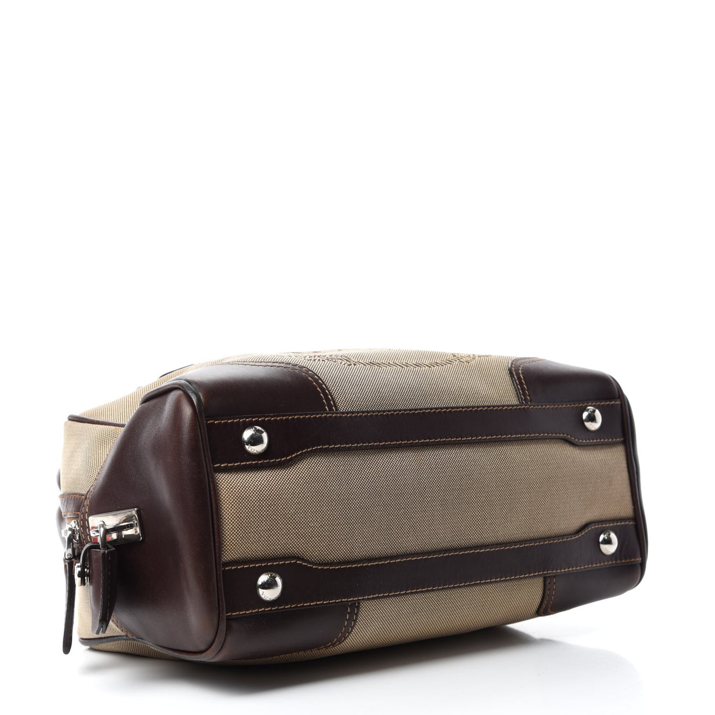 Jacquard Logo Bauletto Corda Bruciato