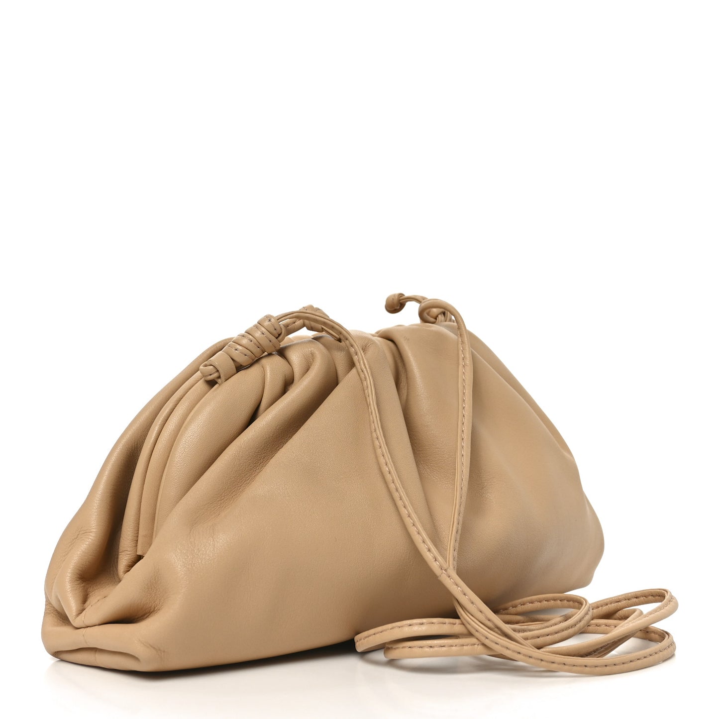 Butter Calfskin The Mini Pouch Almond