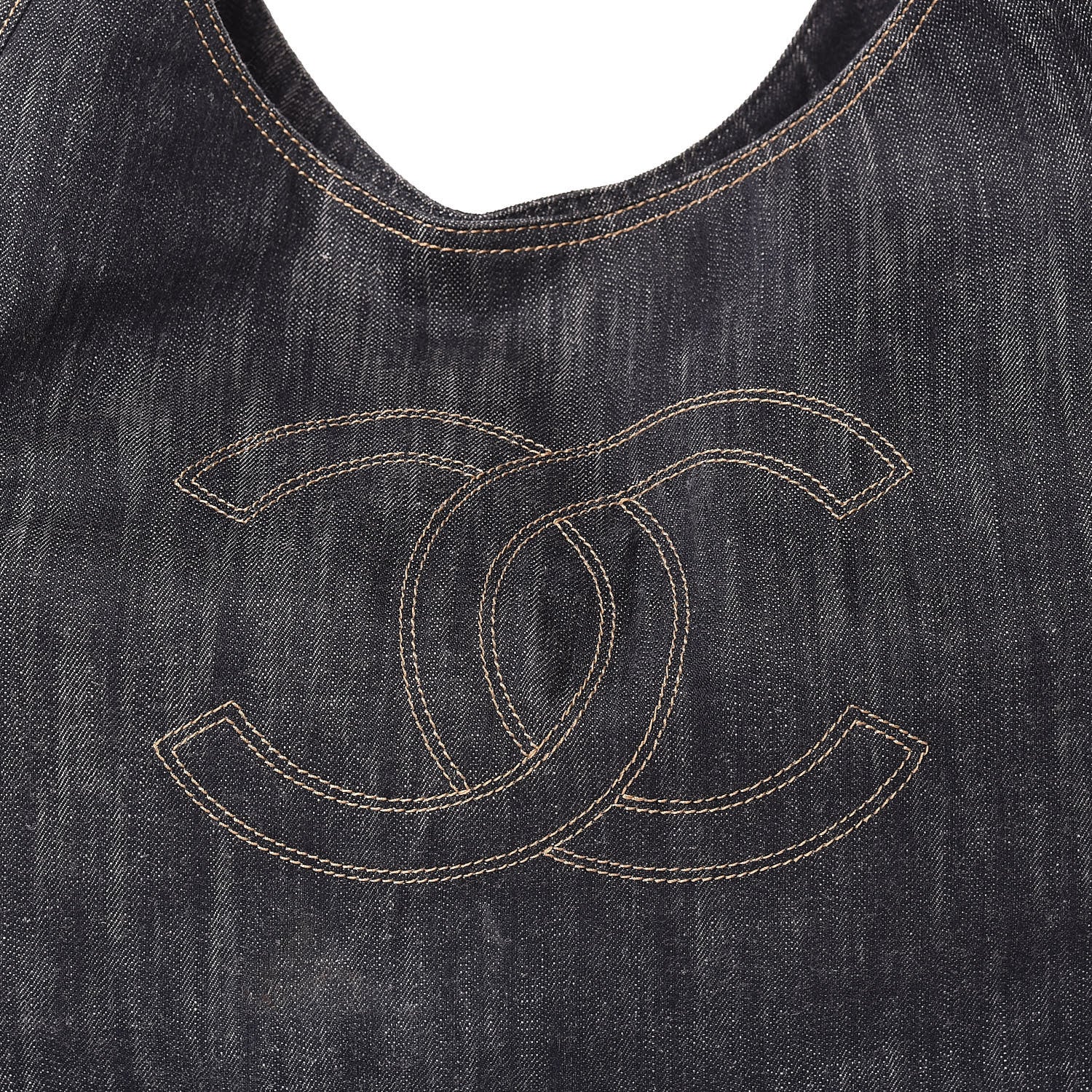 Chanel Denim XXL Coco Cabas Tote Blue 12 of 12