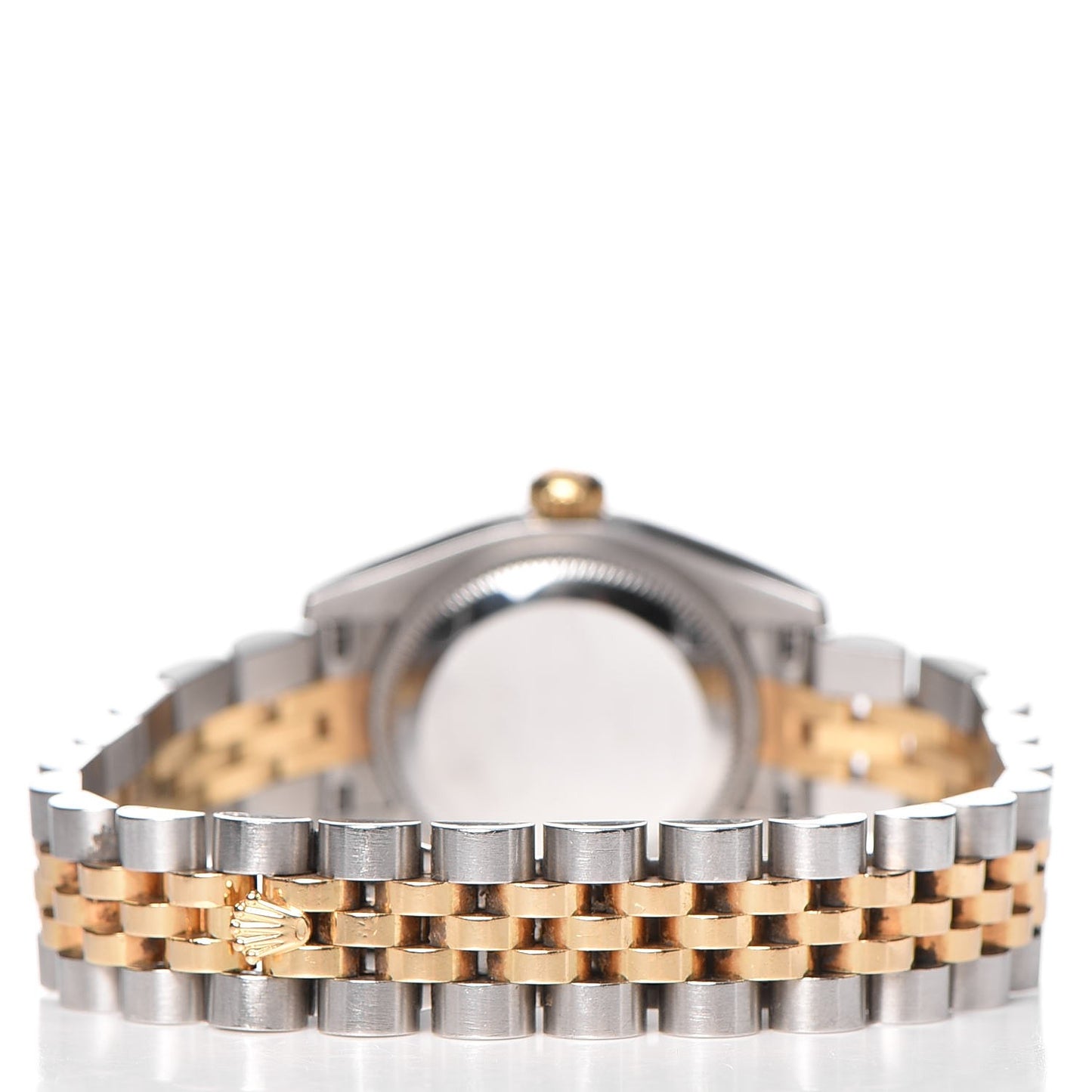 Stainless Steel 18K Yellow Gold Diamond 26mm Oyster Perpetual Datejust Watch Silver 179173