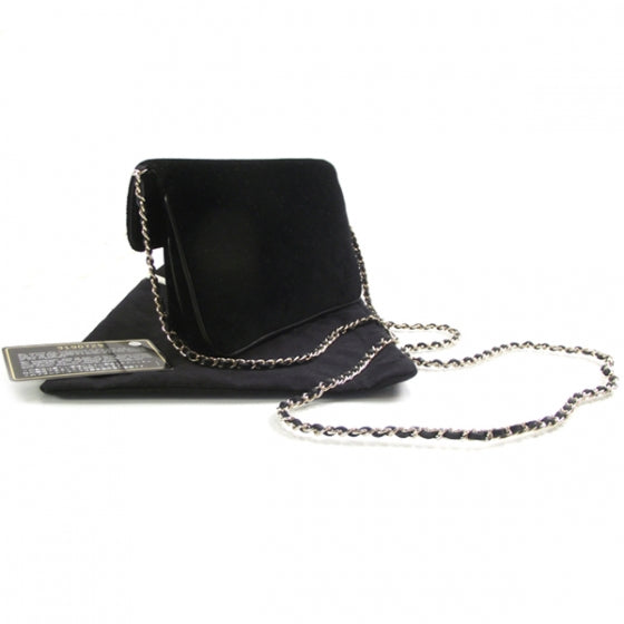 Chanel Velvet Quilted 2.55 Evening Clutch Bag 3 of 9