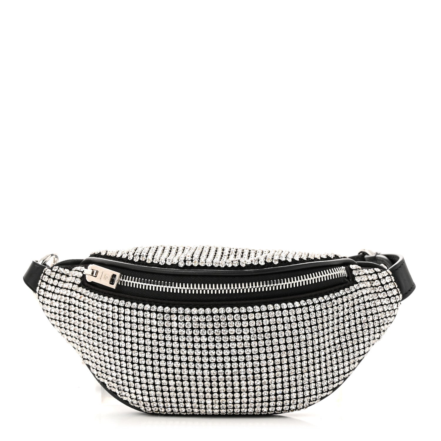 Alexander Wang Rhinestone Mesh Mini Attica Belt Bag Black 1 of 10