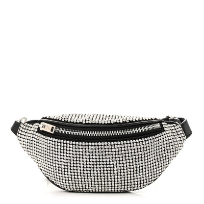 Alexander Wang Rhinestone Mesh Mini Attica Belt Bag Black 1 of 10