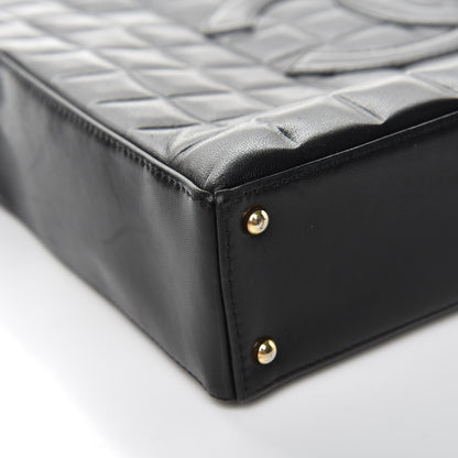 Chanel Lambskin Quilted Chocolate Bar Tote Black 12 of 12