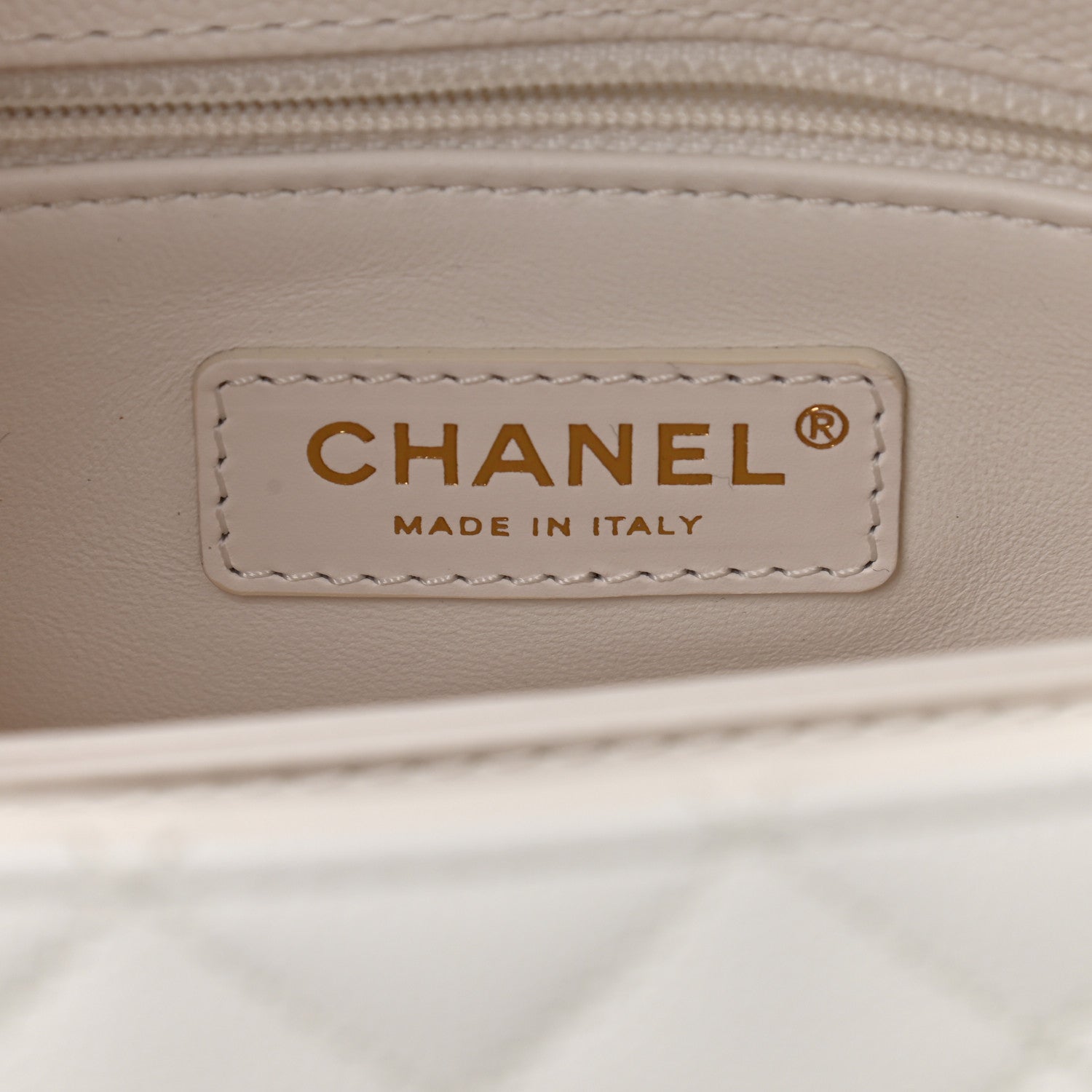 Chanel Caviar Quilted Mini Coco Handle Flap White 6 of 10