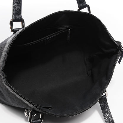 Gucci Denim Monogram Medium Abbey Tote Black 5 of 9