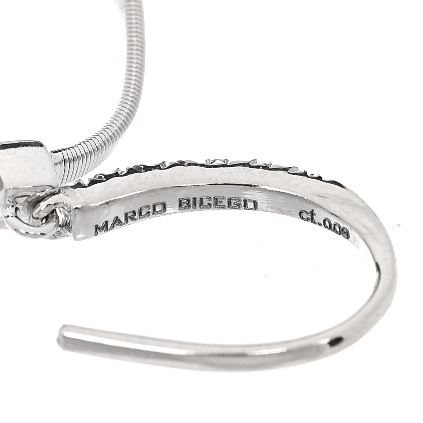 18K White Gold Diamond Marrakech Drop Earrings
