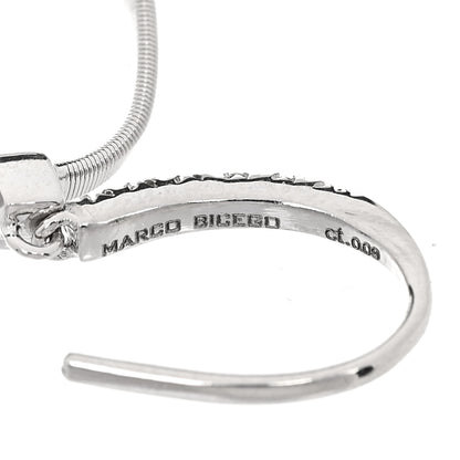 Marco Bicego 18K White Gold Diamond Marrakech Drop Earrings 4 of 4