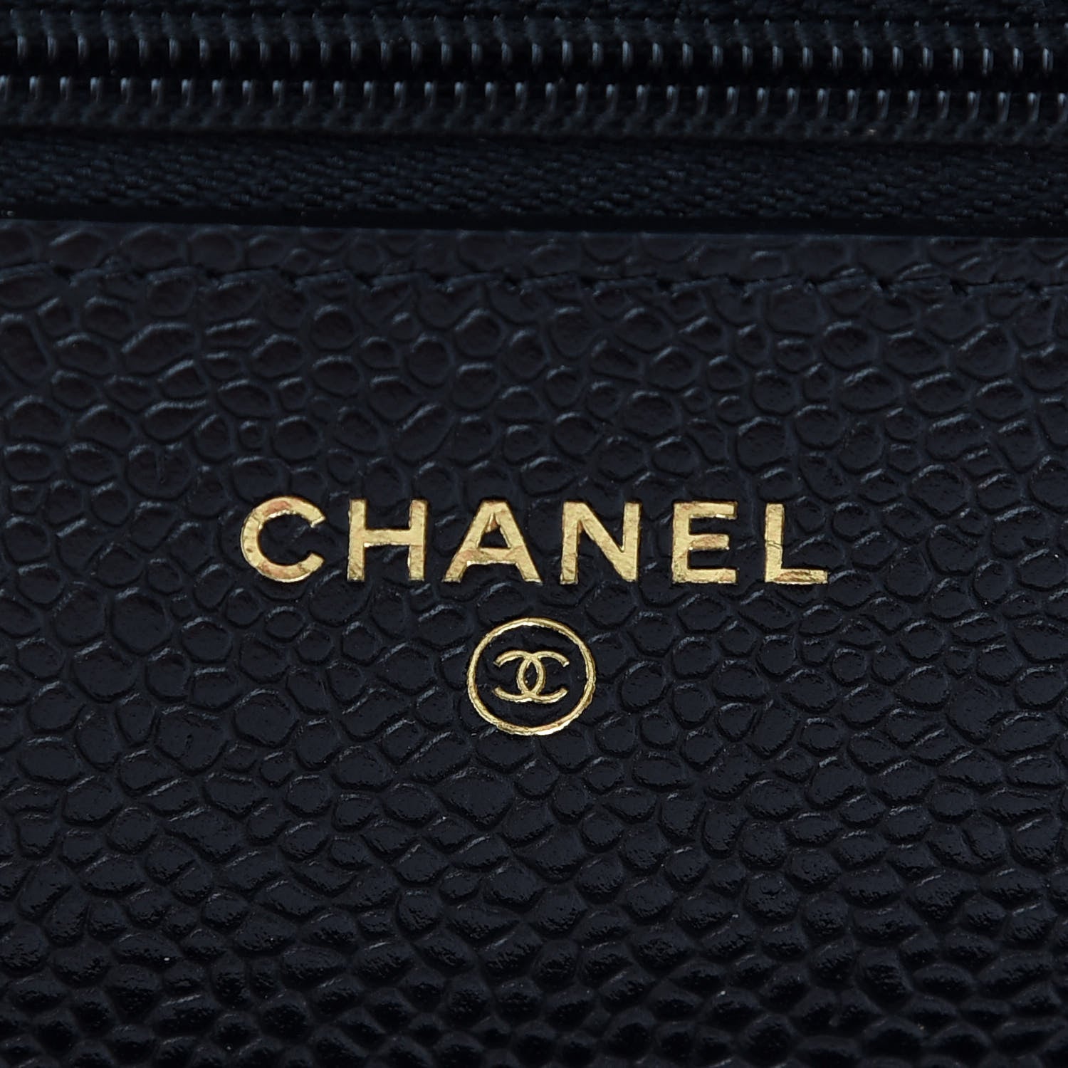 Chanel Caviar Quilted Wallet On Chain WOC Black 5 of 9