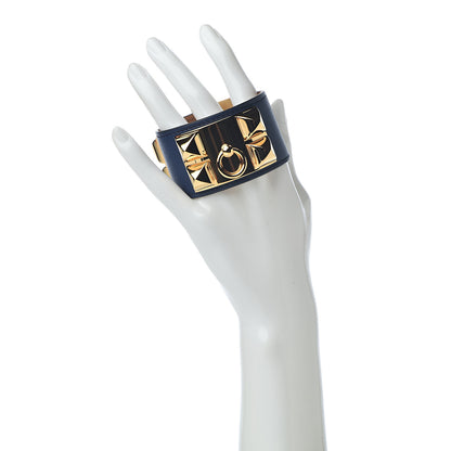 Hermes Swift Collier de Chien CDC Bracelet S Bleu Saphir 2 of 7