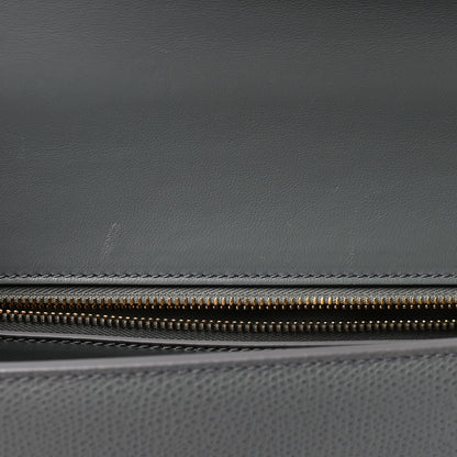 Christian Dior Ultra Matte Grained Calfskin 30 Montaigne Flap Bag Grey 6 of 6