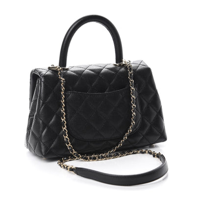 Chanel Caviar Quilted Mini Coco Handle Flap Black 4 of 11