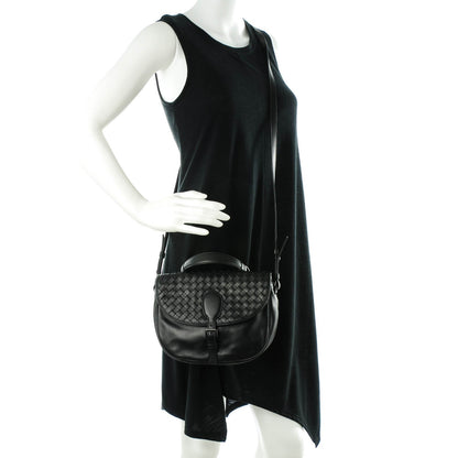 Bottega Veneta Nappa Intrecciato Messenger Nero Black 4 of 9