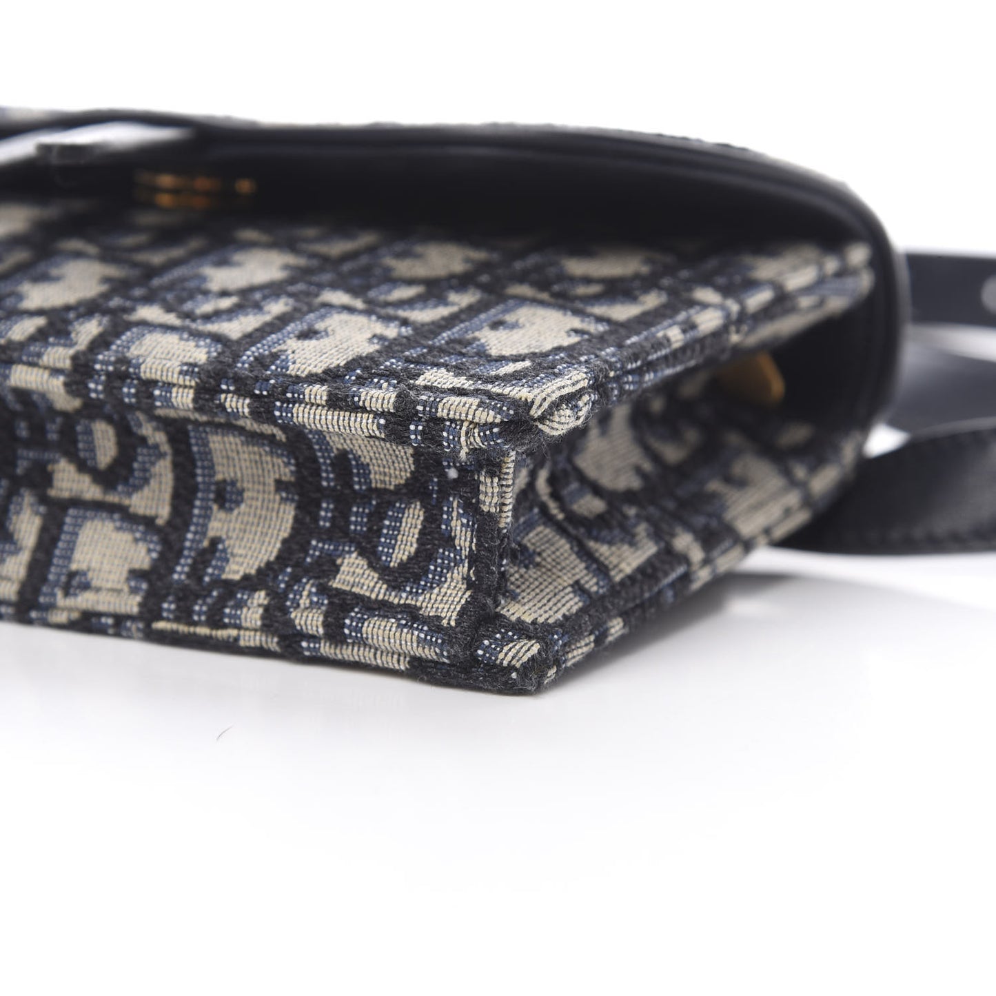 Oblique Saddle Belt Bag Blue