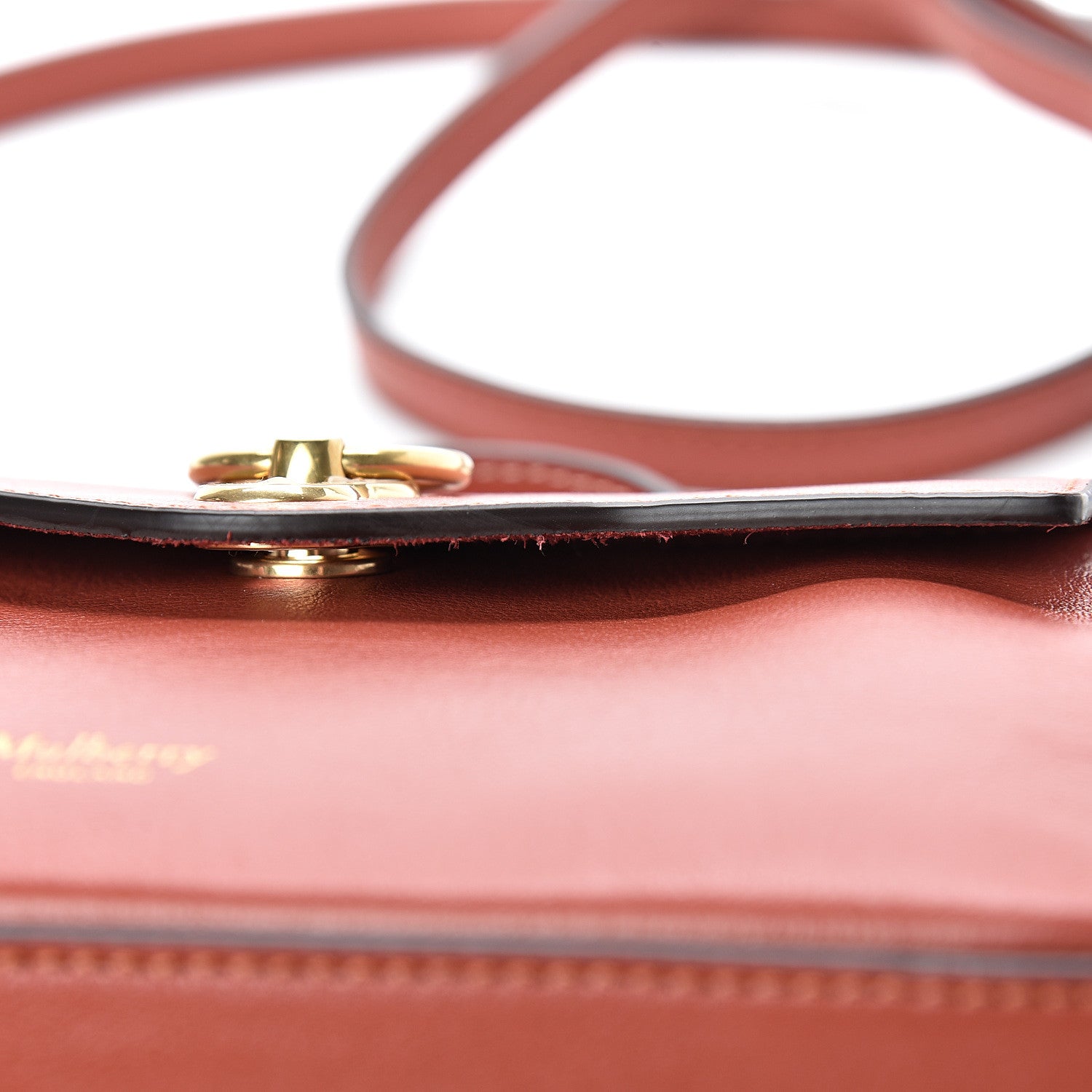Mulberry Silky Calfskin Micro Seaton Rust 13 of 13