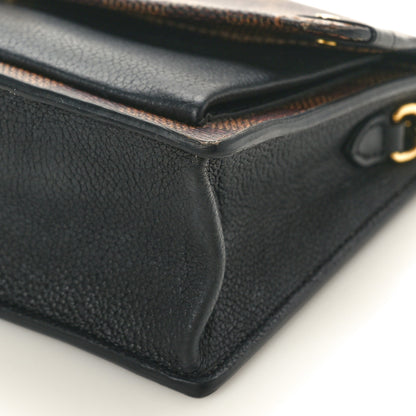 Louis Vuitton Damier Ebene Vavin Chain Wallet Black 9 of 9