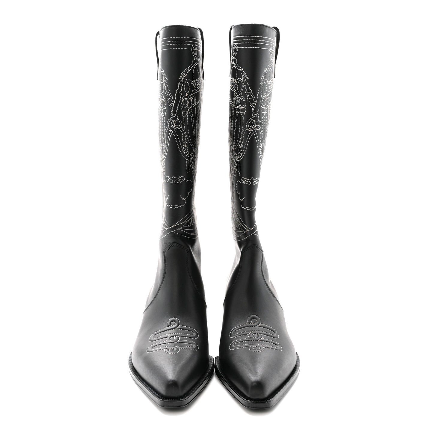 Calfskin Folk 35 Boots 39 Black
