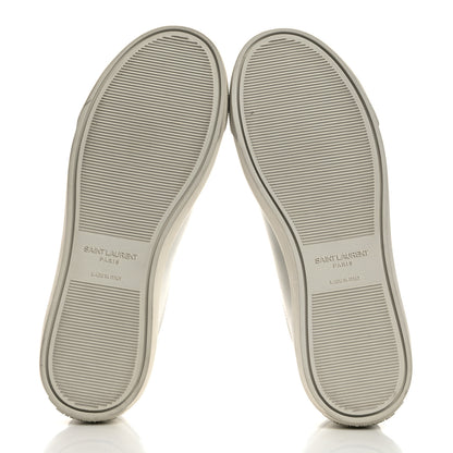 Saint Laurent Calfskin Andy Low Top Sneakers 36.5 Blanc Optique 5 of 9