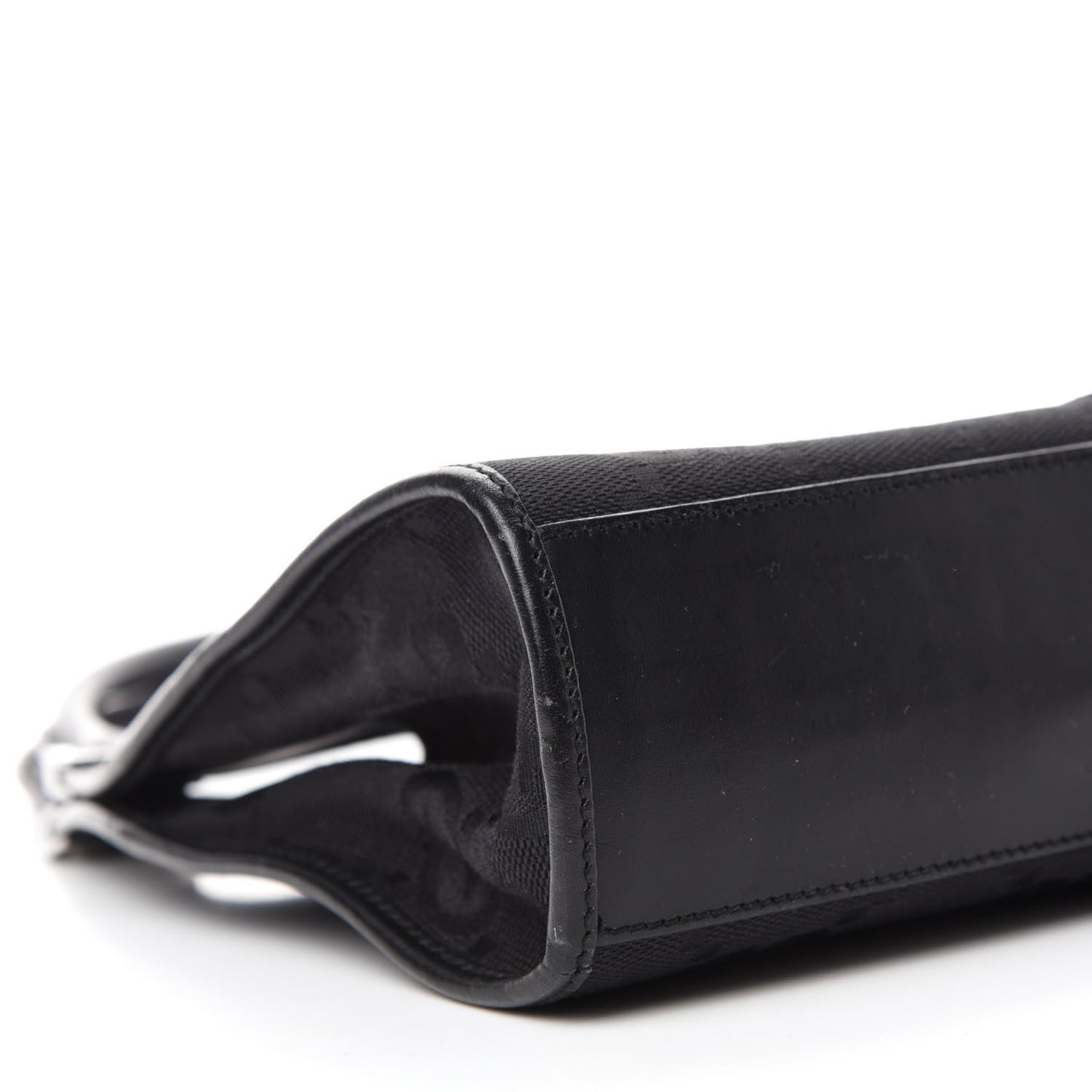 Monogram Bardot Shoulder Bag Black