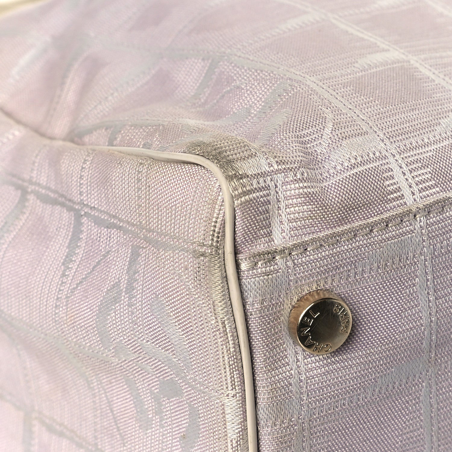 Chanel Nylon Travel Shoulder Bag Pink 9 of 15