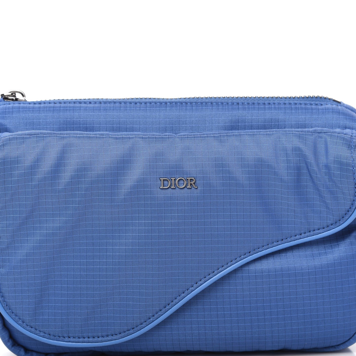 Nylon Saddle Belt Bag Blue