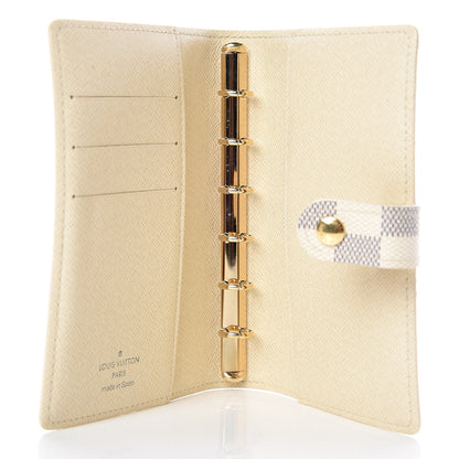 Louis Vuitton Damier Azur Small Ring Agenda Cover 5 of 7