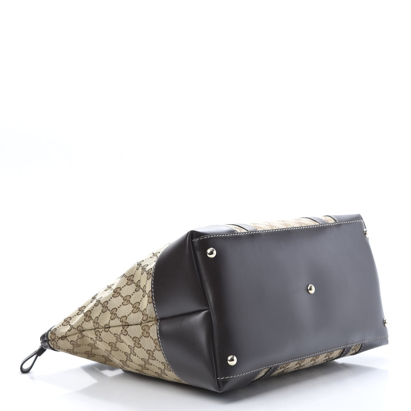 Monogram Lovely Heart Tote Brown