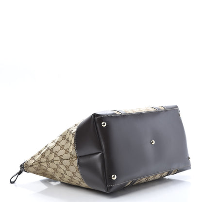 Gucci Monogram Lovely Heart Tote Brown 4 of 12