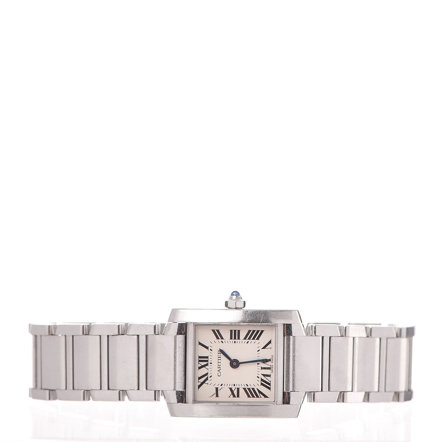 Cartier Stainless Steel 20mm Tank Francaise Quartz Watch 3 of 10