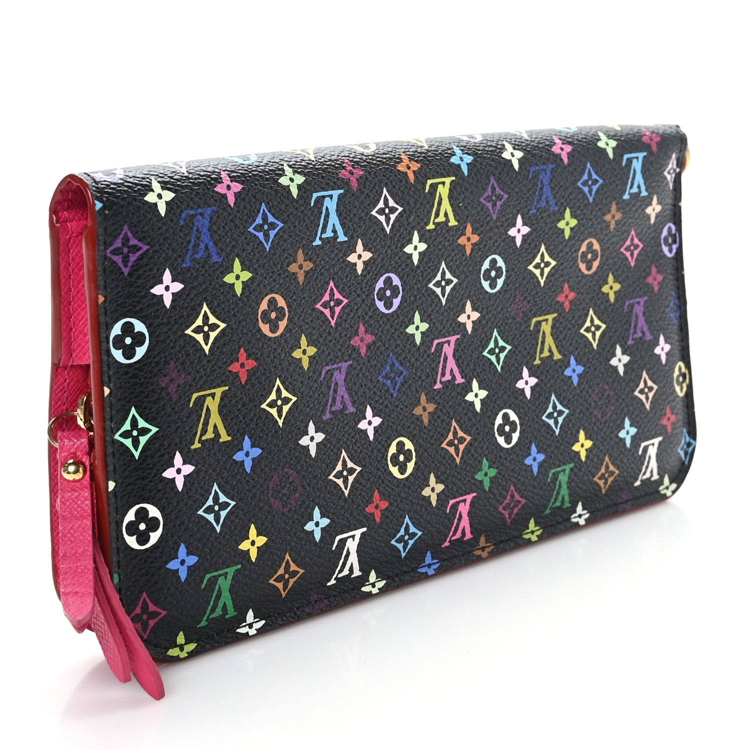Louis Vuitton Monogram Multicolor Insolite Wallet Black Grenade 3 of 8