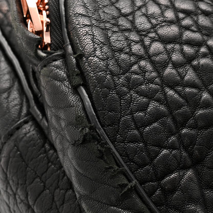 Alexander Wang Pebbled Lambskin Dumbo Backpack Black Rose Gold Hardware 11 of 11