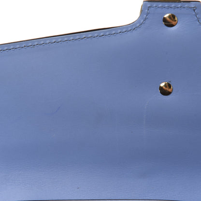 Gucci Calfskin Embroidered Medium Sylvie Top Handle Bag Clear Sky Blue 10 of 16