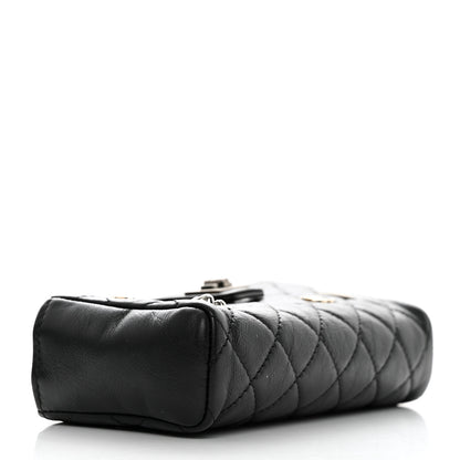 Chanel Aged Calfskin Lucky Charms 2.55 Reissue Mini Clutch With Chain Black 4 of 12