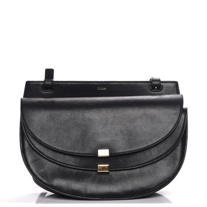 Chloe Calfskin Mini Georgia Crossbody Bag Black 1 of 7