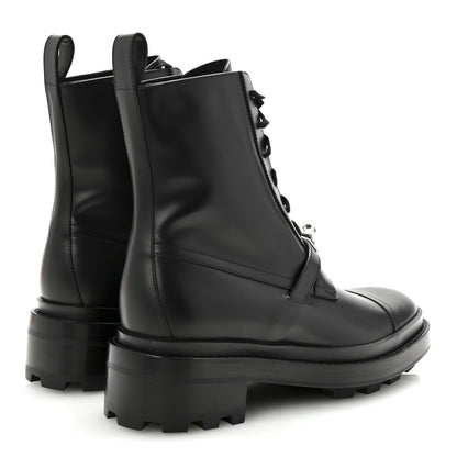 Hermes Glossed Calfskin Funk Ankle Boots 38.5 Black 5 of 9