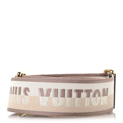 Louis Vuitton Jacquard Speedy Bandouliere 20 Shoulder Strap Beige Brown 2 of 3