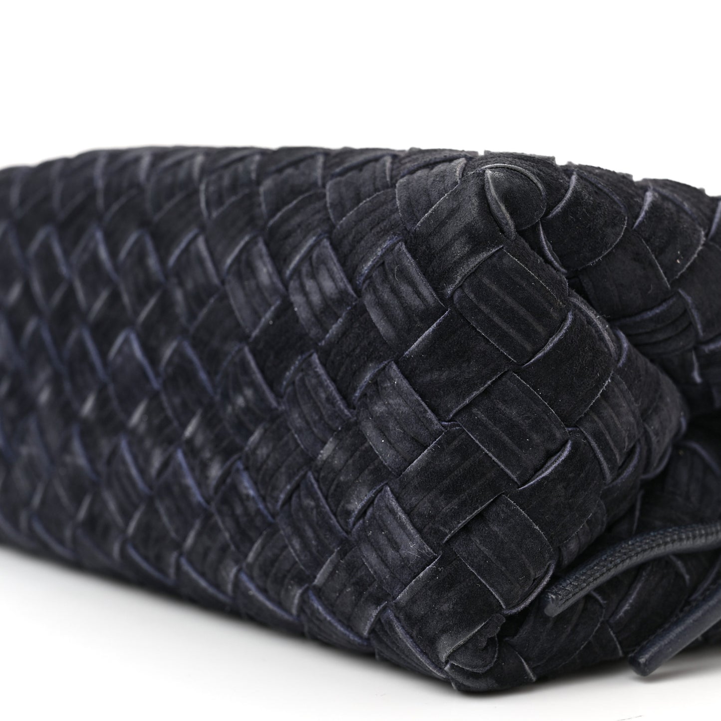 Suede Intrecciato Small Loop Camera Bag Space