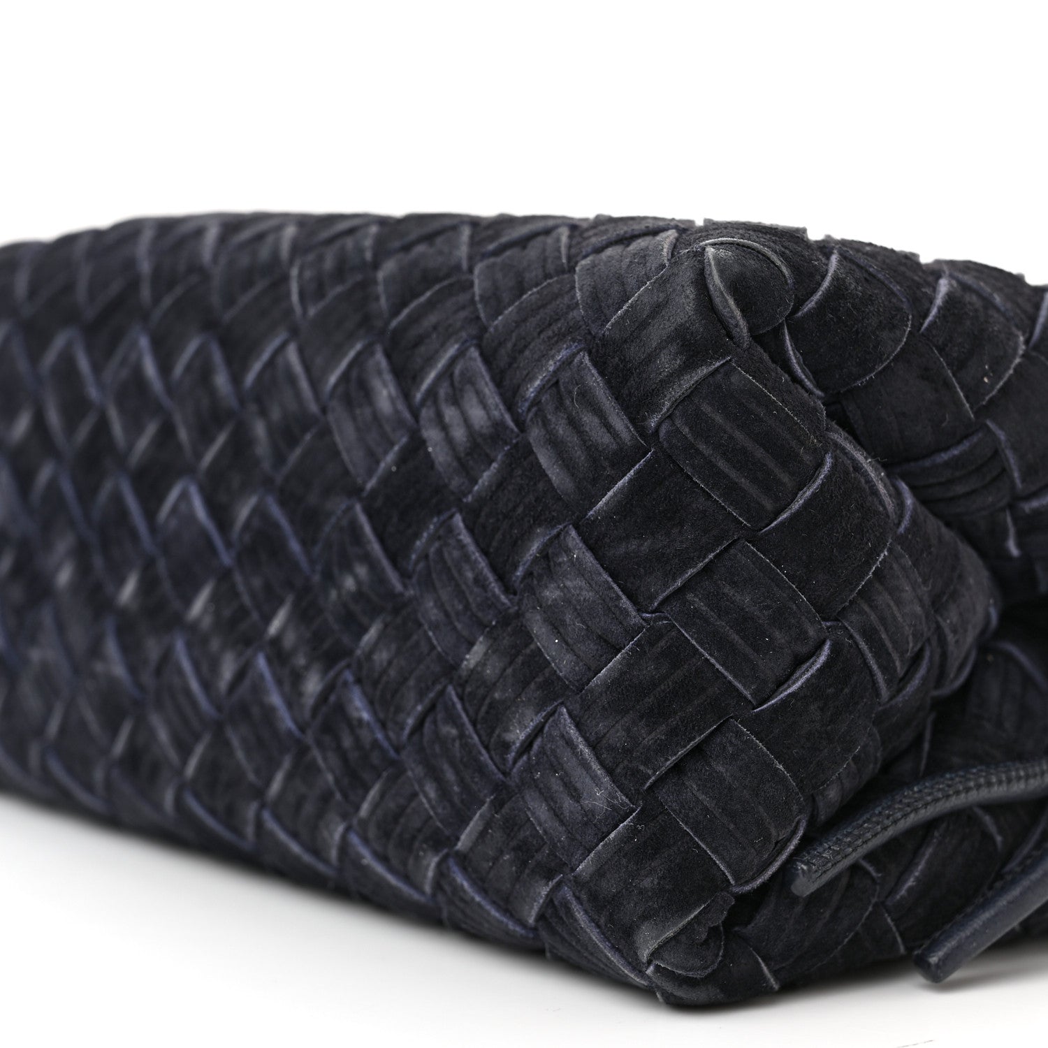 Bottega Veneta Suede Intrecciato Small Loop Camera Bag Space 9 of 11