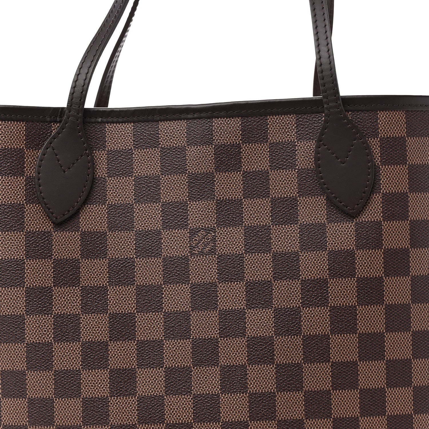 Louis Vuitton Damier Ebene Neo Neverfull MM Rose Ballerine 7 of 10